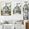 thumbnail image 4 of Designart "Paris Boulevard Haussmann painting I" Cityscapes Floater Framed Wall Art Living Room, 4 of 7