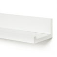 thumbnail image 6 of Veryke 14 Inches Floating Wall Shelves, Wooden Wall Shelf for Home - Set of 3 - White, 6 of 6
