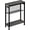 Grey, variant on Narrow Side Table for Small Space, 3-Tier End Table with Magazine Holder,Slim Nightstand with Wire Shelf, Skinny Bedside Table in Living Room, Bedroom, Study, kitchen and Balcony (Rustic Brown)