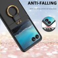 thumbnail image 3 of Compatible Flip Case for Motorola Razr Plus Case 2023 with Ring,Motorola Razr 40 Ultra Case Slim,Hard PC Lightweight Shockproof Cases for Motorola Razr 2023 Case Moto Razr Plus Case Stand Black, 3 of 7