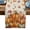 Beige Burnt Orange, variant on ERUNPONLY Pink Gnomes Fall Table Runner - 36 Inch Long Thanksgiving Pumpkin Sunflower Linen Texture Cotton Linen Dress Scarves Farmhouse Table Runner for Kitchen Dining, Coffee Table, 13" x 36"