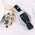 thumbnail image 5 of Owl Keychains, Cute Owl Shape Key Chain Crystal Rhinestone Animal Key Ring for Bag Wallet Purse Handbags Cars Key, 5 of 8