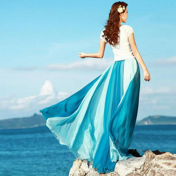Skirt Full Circle Maxi Dress WNEGSTG Maxi Skirts For Women