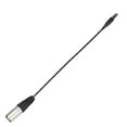 thumbnail image 1 of Full Copper Casing XLR Female Microphone Cable, Mini XLR 3Pin, 30cm For SLR Cameras, 1 of 8