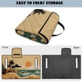 thumbnail image 4 of HUIACONG Sunset Beach Golf Cart Covers Seat Portable Comfortable Golf Cart Covers Seat Club Car 4 Pocket Non-Slip Fit Most Cars EZGO Yamaha Club Car, 4 of 7