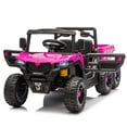 thumbnail image 5 of Ambifirner Kids Electrick Dump Truck,24V Ride on UTV ,6 Wheels Ride on Vehicles with Dump Bed,Bluetooth Music Player,2 Seater Electric Truck, 5 of 10