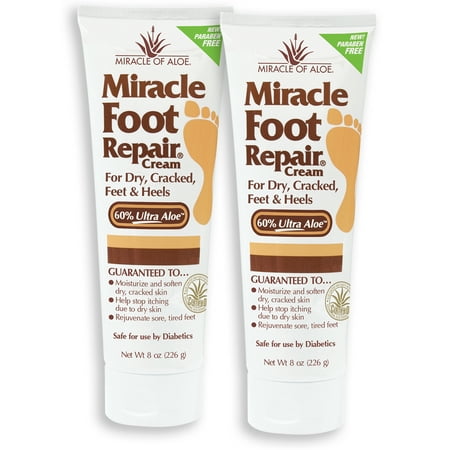 Miracle Foot Repair Cream (2) 8 oz.