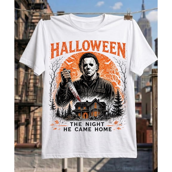 Vintage Halloween Horror Movie T-Shirt, Slasher Horror Tee, Vintage Michael Myers Graphic Shirt