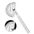 thumbnail image 1 of 180 Degree Protractor Stainless Steel Angle Gauge Adjustable Multifunction Semicircle Ruler Mathematics Measuring tool ,Woodworking Protractor, 1 of 7