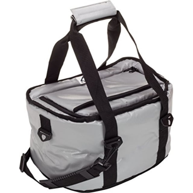 ao coolers vinyl sup soft cooler, silver, 15pack
