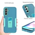 thumbnail image 4 of CoverON For Samsung Galaxy A24 Phone Case, Military Grade Heavy Duty Full Body Kickstand Cover, Turquoise, 4 of 8