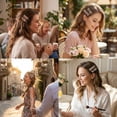 thumbnail image 6 of Miallo Bride to Be Hair Clips, Rose Gold 2Pcs Rhinestone Letter Bobby Pins for Bachelorette Party Favors & Bridal Shower Gifts, 6 of 8