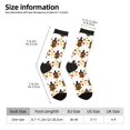 thumbnail image 2 of Pofeuu Colorful maple leaf owl Print Crew Socks, Adult Running Hiking Socks for Youth and Adult, 2 of 6