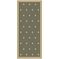 thumbnail image 4 of Kate and Laurel Framed Fabric Pinboard 18 x 42, Green Botanical Block Print Printed Linen Classic Bulletin Board for Use as a Vision Board or Wall Organization, Florence Gold Frame, 4 of 8
