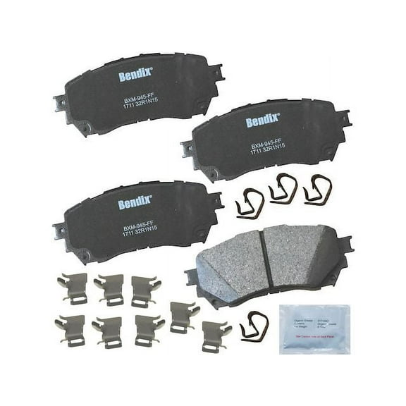 Front Brake Pad Set - Compatible with 2014 - 2021 Mazda 6 2015 2016 2017 2018 2019 2020