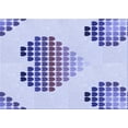 thumbnail image 1 of Ahgly Company Indoor Rectangle Patterned Heavenly Blue Area Rugs, 5' x 7', 1 of 6
