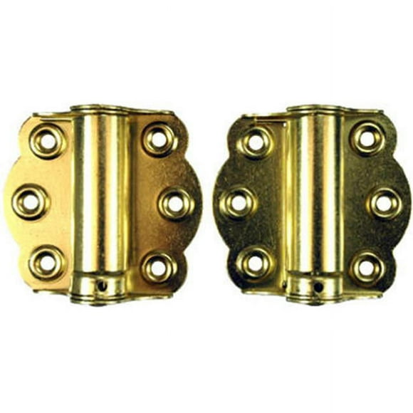 Wright Products V650 2.75 in. Plated Brass Finish Adjustable Hinge- 2 Pack