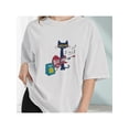 thumbnail image 1 of Playing Guitar Tee - Y2K Tee, 90s Tee, Graphic Shirt Crop, Coquette, Vintage Design, 1 of 7
