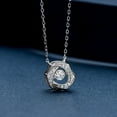 thumbnail image 2 of 925 Sterling Silver VVS1 D Color 0.3CT Cubic Zirconia Wedding Party Pendent Necklace Fine Jewelry, 2 of 4