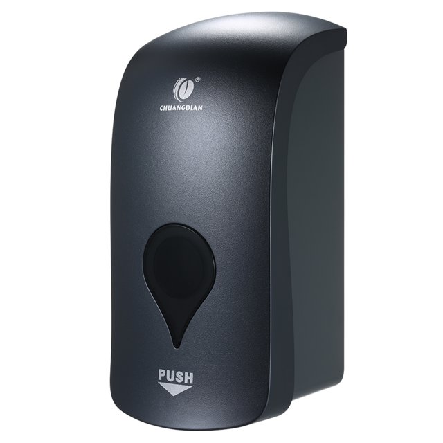 CHUANGDIAN 1000ml Dispensador de jabón montado en la pared sin perforación Gel de ducha CHUANGDIAN Gris