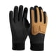 thumbnail image 5 of Guantes de moto, guantes de equitación, palma antideslizante, cálidos, impermeables, protección táctil Negro Amarillo, 5 of 9