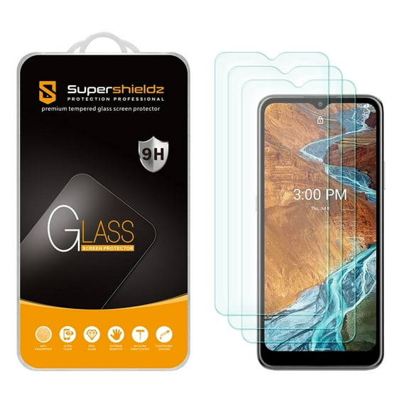 (3 Pack) Supershieldz Designed for Nokia G300 5G Tempered Glass Screen Protector, Anti Scratch, Bubble Free