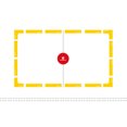 thumbnail image 3 of relayinert POWERTI Court Markers L-shaped Court-line Sticker Boundary Marker, 3 of 6