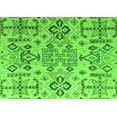 thumbnail image 1 of Ahgly Company Indoor Rectangle Abstract Green Modern Area Rugs, 2' x 3', 1 of 4