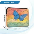 thumbnail image 3 of WOBOGO Blue Butterfly Laptop Sleeve 15.7 inch Lightweight Zipper Design Soft Padded Protection Against Scratches and Impacts, 3 of 8