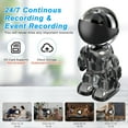 thumbnail image 6 of Indoor Camera 2K 5G/2.4Ghz WiFi Home Security, Baby/Pet/Robot Camera with Phone App Motion Detection, Color Night Vision, Siren Alarm, Two-Way Talk, Human Detection, 6 of 8