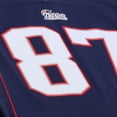 thumbnail image 3 of Men's Mitchell & Ness Rob Gronkowski Navy New England Patriots Retired Legacy Replica Player Jersey, 3 of 7