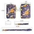 thumbnail image 4 of bolimoss Water-Resistant Women Badge & ID Holders, Polyester Autumn Sunflower, 4 of 4