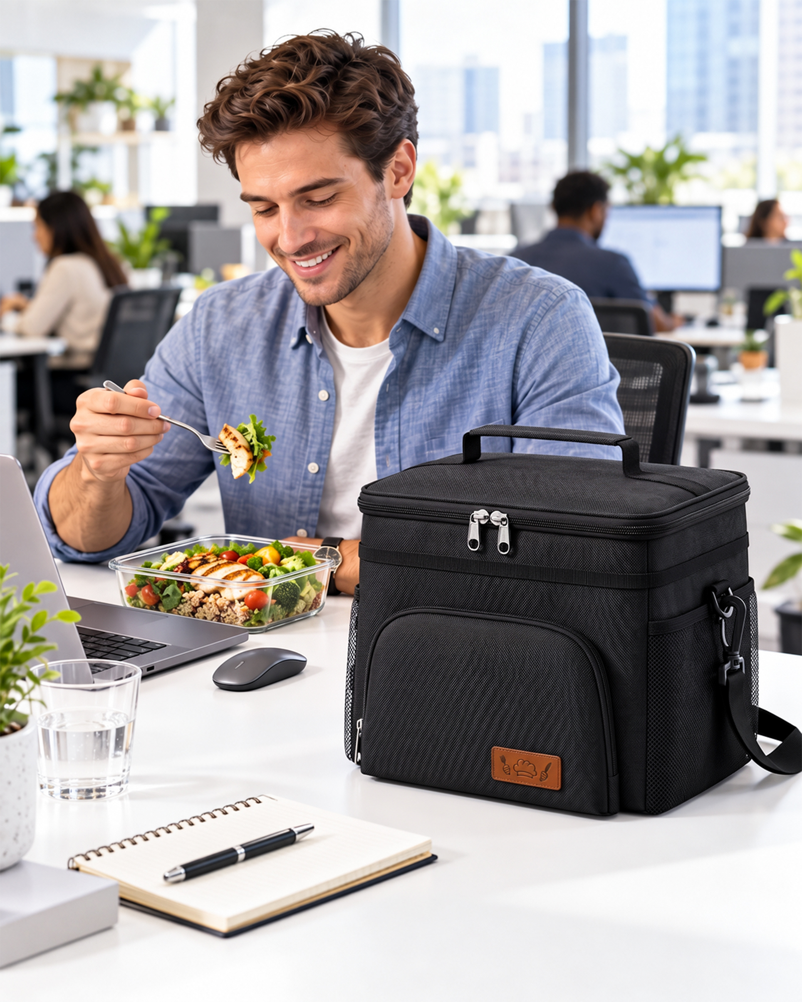 HOTOR Insulated Lunch Box with Shoulder Strap photo 7