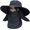 Black, variant on Fishing Hat for Men UV Sun Protection Summer Outdoor Full Head Face Mask Cooling Cover Sun Hat Hood Cowboy Women
