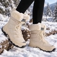 thumbnail image 3 of Dumajo Snow Boots For Women Winter Waterproof Shoes Thickened Faux Fur Lined Frosty Warm Outdoor Boots, 3 of 11