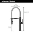 thumbnail image 4 of American Standard Studio S Semi Pro Pull-Down Dual Spray Kitchen Faucet with Spring Spout in Matte Black, 4 of 6