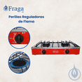 thumbnail image 4 of FRAGA Parrilla de Mesa, FRAGA P104i, 2 Quemadores, Cubierta Acero Inoxidable, Encendido Manual, Gas L.P. Hecho en México., 4 of 4