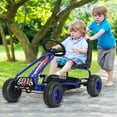 thumbnail image 3 of Topbuy 4-Wheel Kids Pedal Go Kart Adjustable Seat, Blue, 3 of 6