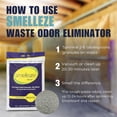 thumbnail image 5 of SMELLEZE Natural Animal Waste Smell Deodorizer Granules: 25 lb. Bag, 5 of 6