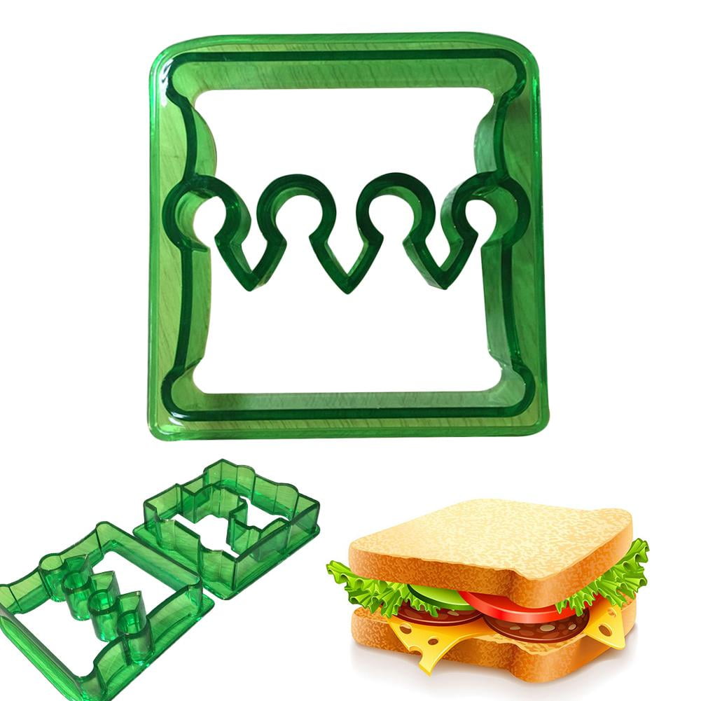 ankishi Crown Shaped Sandwich Mold Plastic Sandwich Die