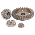 thumbnail image 2 of Alloy Differential Gear Replacement Kit for WLtoys XKS 144001 RC Racing Car - 2 Complete Sets, 44g, Poly Bag Packing, Durable Metal Transmission Gears for Upgraded Performance and Easy Repair, 2 of 6