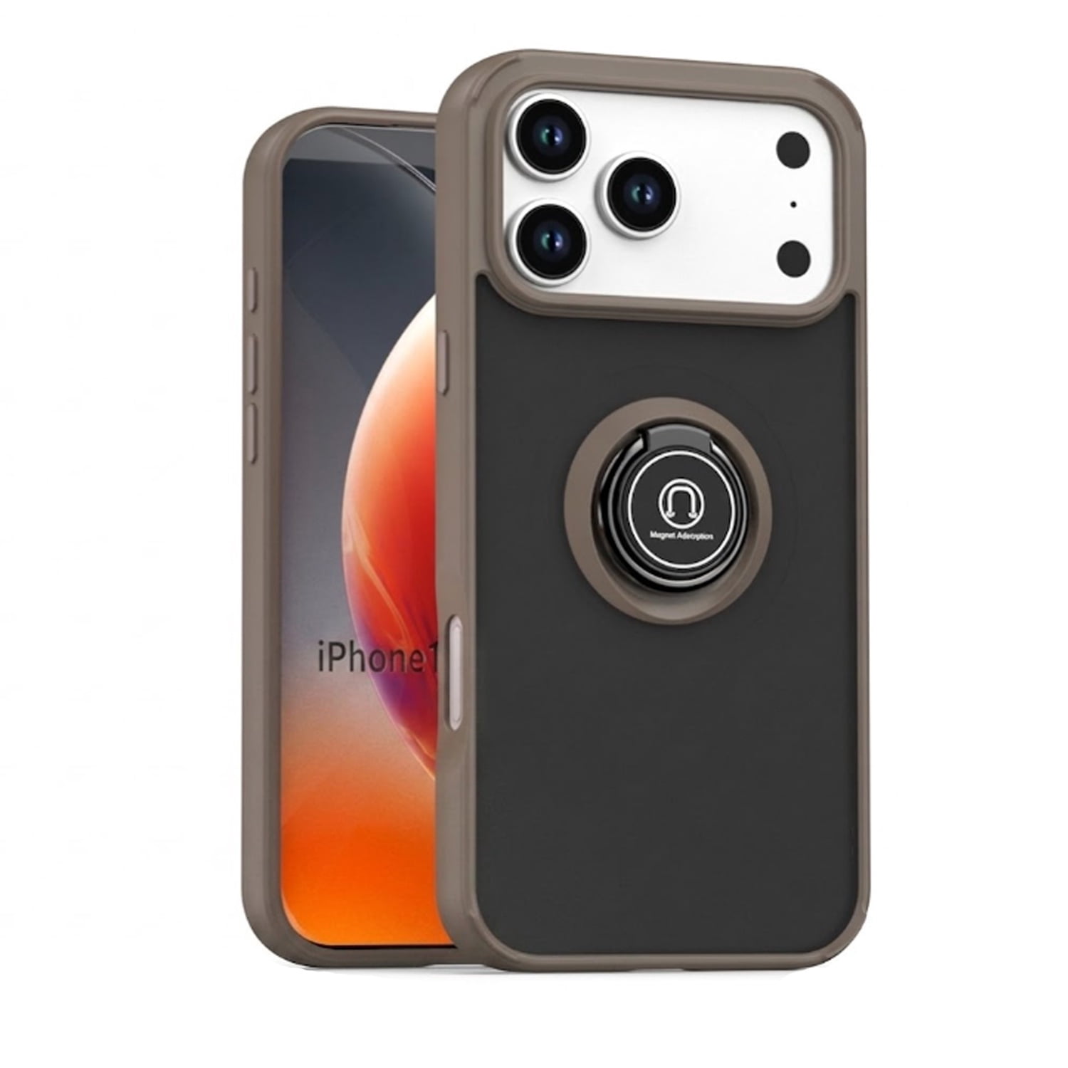 Matte Ring Case for iPhone 17 Pro Max - Desert