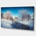 thumbnail image 2 of Amazing Winter in City Park - Large Landscape Canvas Art Print, 2 of 4