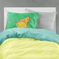thumbnail image 2 of Carolines Treasures 8861PILLOWCASE Butterfly Orange on Green Fabric Standard Pillowcase Standard multicolor, 2 of 2