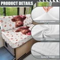 thumbnail image 6 of XYZCANDO Cow Heart RV Dinette Cushion Covers Dog Paw Sofa Covers Washable Camper Accessories Sofa Slip Covers for 2 Seat Cushion Couch Couch Cover 2 Cushion Sofa Camper Must Haves White, 6 of 7