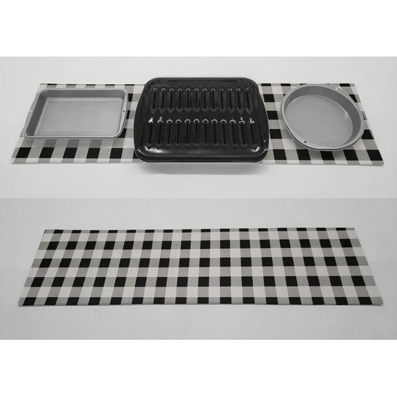 Buffalo Check Plaid Hot Pads or Hot Pad Runner by Penny's Needful Things (Small: 11 x 18) (White)