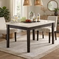 thumbnail image 6 of Amiable Counter Height Table, White Marble & Weathered Black, 6 of 11