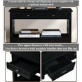 thumbnail image 3 of PORKISS Farmhouse Solid Wood Console Table, Entryway Table Hallway Table with 4 Drawers 1 Storage Shelf, Sofa Table for Living Room, Foyer, Black, 3 of 13