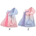 thumbnail image 3 of Besly Kids Girls Raincoat, Waterproof Girls Boys Rain Jacket, 3 of 10
