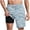 Light Blue, variant on JUUYY Men's Swim Trunks with Liner Beach Shorts Quick Dry Drawstring Hawaiian Lightweight Board Shorts with Pockets Bathing Suits Light Blue XXL